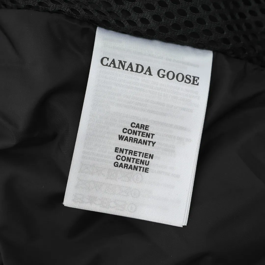 P1040 CANADA GOOSE丨Canada Goose 2800 Long Armband Hooded Down Jacket Color: Dark Blue Red Label Size: XS-XXL